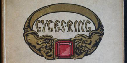 The ring of Gyges from an edition of Plato's Republic